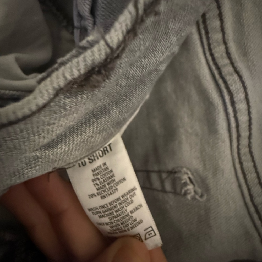 Aeropostale Light Gray Flare & Wide Leg Jeans